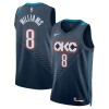 Oklahoma City Thunder Jalen Williams Nike 2025-26 City Edition Musta Miesten Pelipaidat Swingman